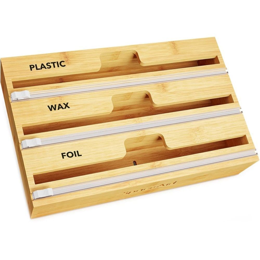 SpaceAid WrapNeat 3 in 1 Wrap Organizer with Cutter